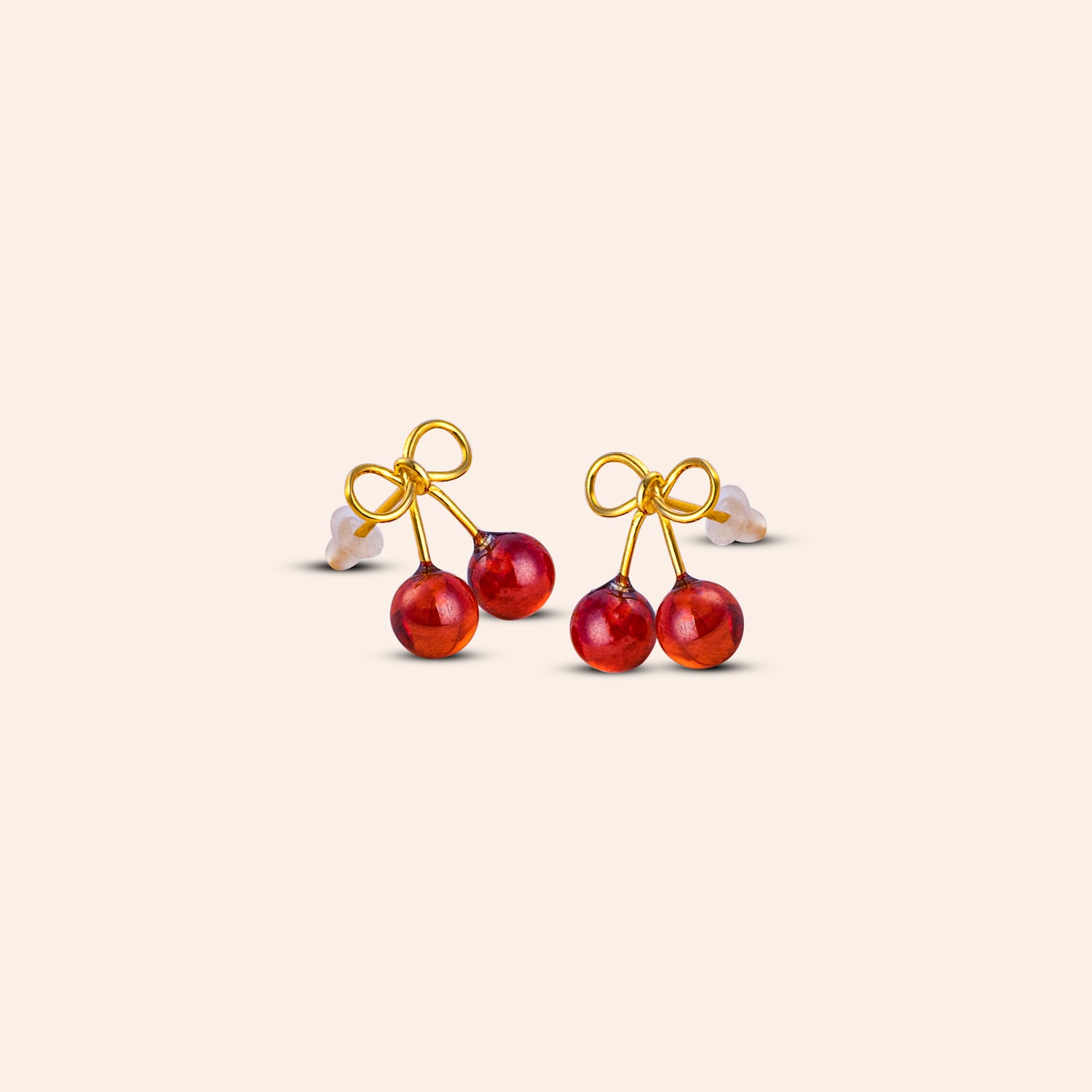 CHERRY BOW STUDS