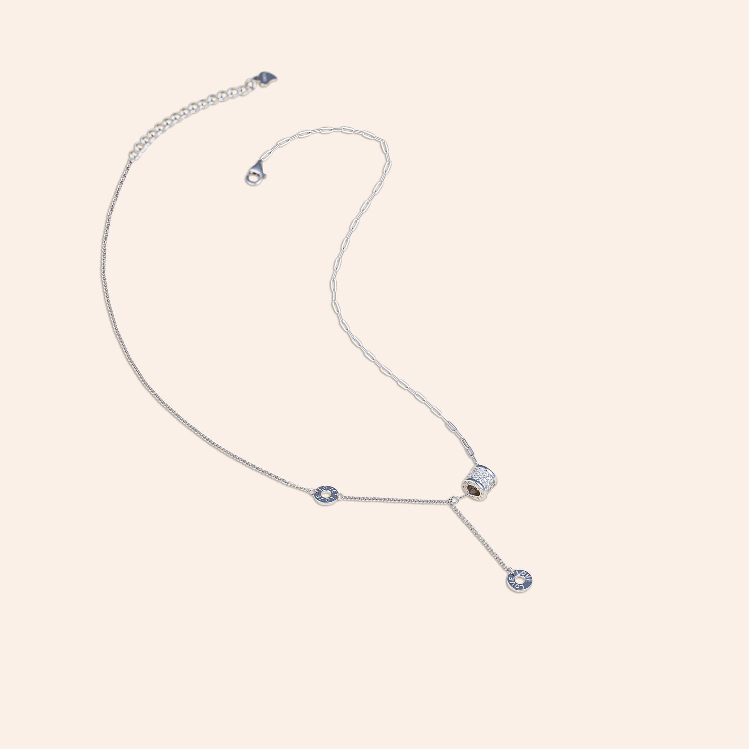 ETERNAL LOVE LARIAT NECKLACE