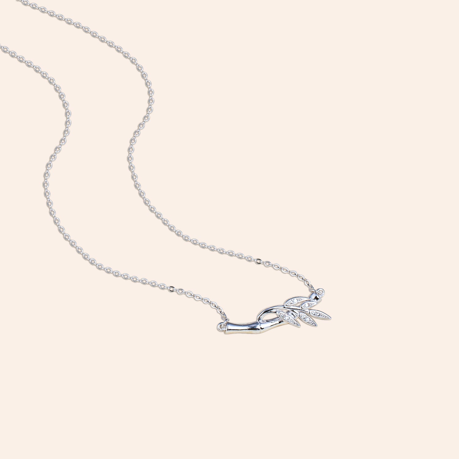 BAMBOO LEAF NECKLACE