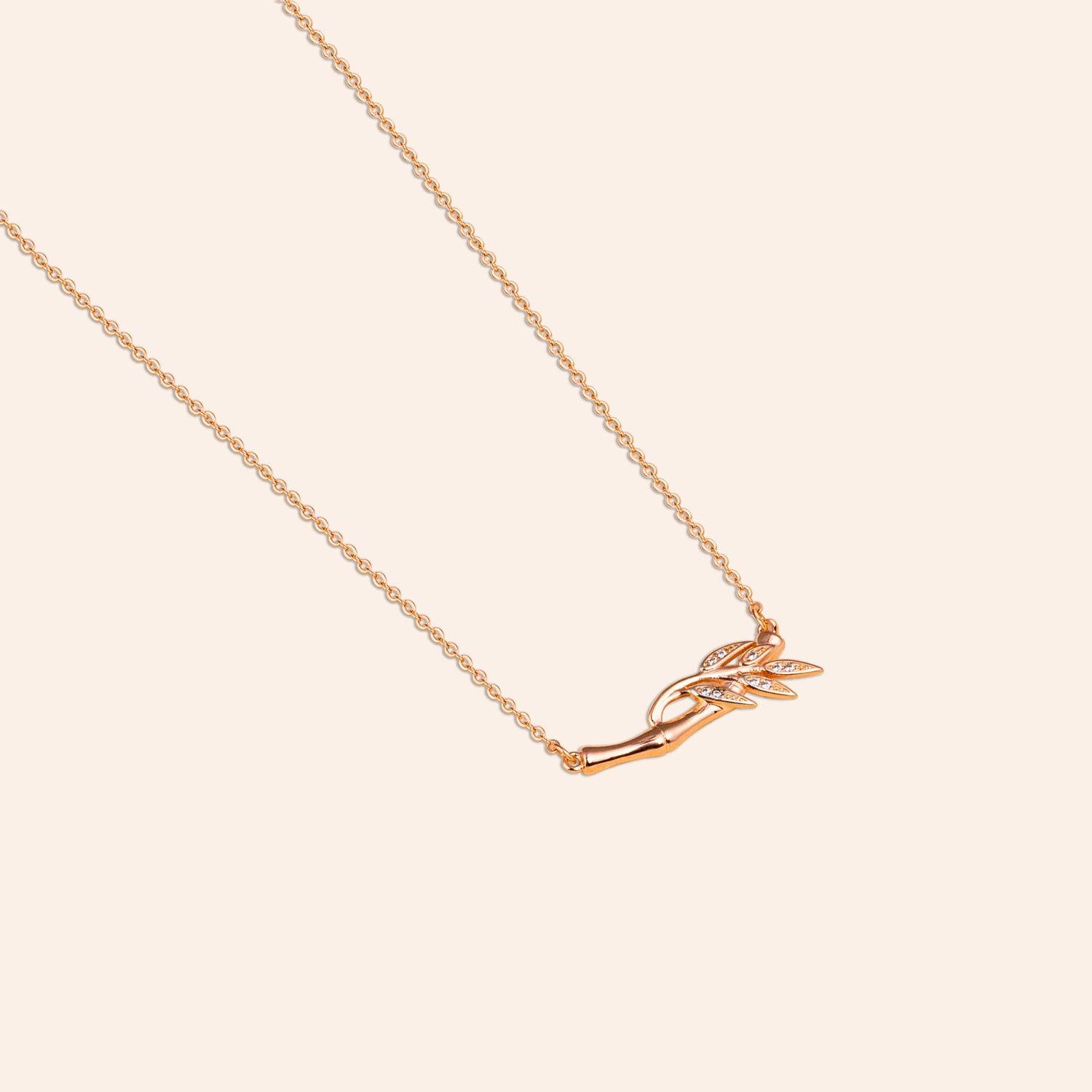 BAMBOO LEAF NECKLACE